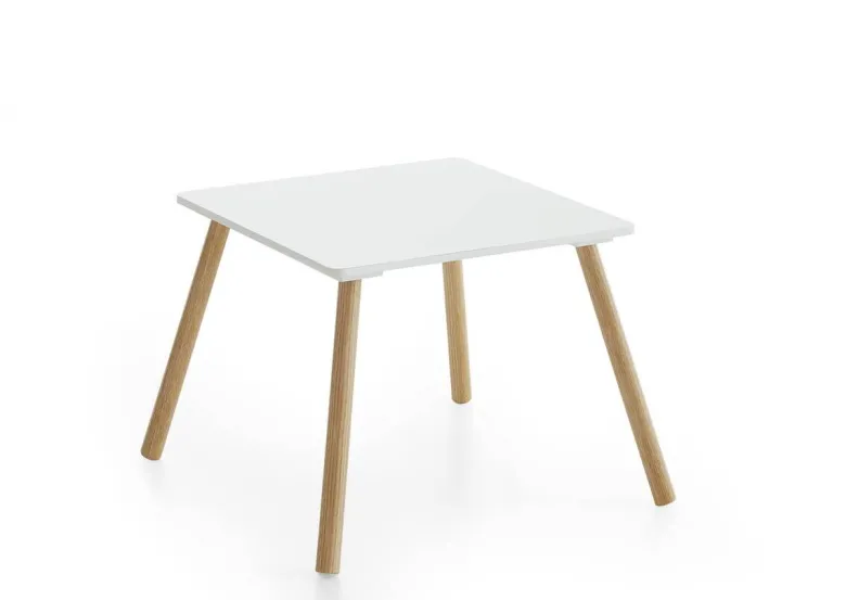 Kindermöbel-Set 3er Set Pinie Nachbildung weiß B/H/T: ca. 55x43x55 cm