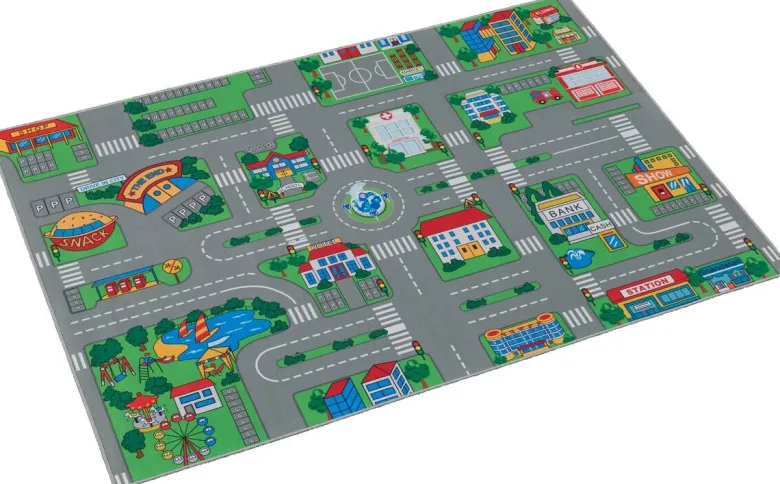 Kinderteppich City Multi B/L: ca. 100x150 cm