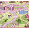 Kinderteppich Sweet Town pink B/L: ca. 95x200 cm