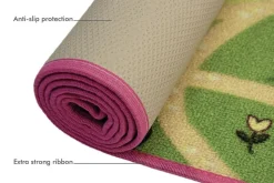 Kinderteppich Sweet Town pink B/L: ca. 95x200 cm