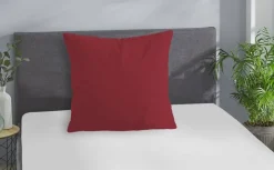 Kissenbezug Jersey bordeaux Baumwolle B/L: ca. 80x80 cm