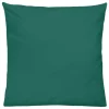 Kissenbezug Jersey petrol Baumwolle B/L: ca. 80x80 cm
