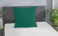 Kissenbezug Jersey petrol Baumwolle B/L: ca. 80x80 cm