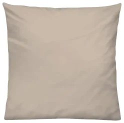 Kissenbezug Jersey taupe Baumwolle B/L: ca. 80x80 cm