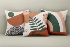 Kissenbezug mehrfarbig Polyester B/L: ca. 43x43 cm