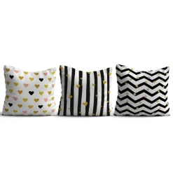 Kissenbezug mehrfarbig Polyester B/L: ca. 43x43 cm