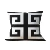 Kissenbezug schwarz Polyester B/L: ca. 43x43 cm