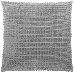 Kissenhülle silber Polyester B/L: ca. 50x50 cm