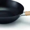 Kitchen Fun Wok-Pfanne schwarz Stahl