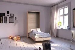 Klappbett Juist Eiche Sägerau Nachbildung Liegefläche B/L: ca. 90x200 cm
