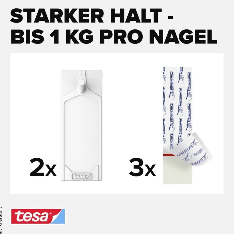 Klebenagel 2 tlg.