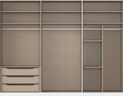 Kleiderschrank Alabama Alpinweiß B/H/T: ca. 271x210x54 cm