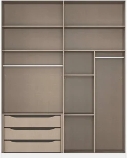 Kleiderschrank Alabama Alpinweiß B/H/T: ca. 181x229x54 cm