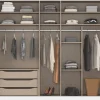 Kleiderschrank Alabama grau B/H/T: ca. 225x210x54 cm