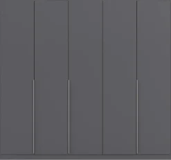 Kleiderschrank Alabama grau B/H/T: ca. 225x210x54 cm