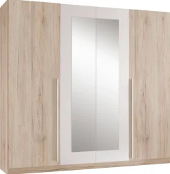Kleiderschrank Cano Eiche San-Remo Nachbildung B/H/T: ca. 228x213x62 cm