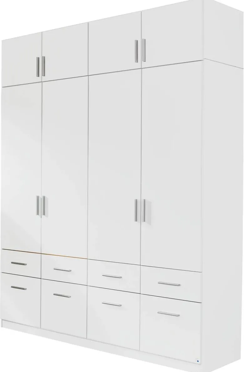 Kleiderschrank Celle weiß B/H/T: ca. 181x197x54 cm