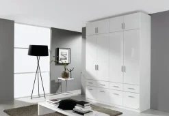 Kleiderschrank Celle weiß B/H/T: ca. 181x197x54 cm