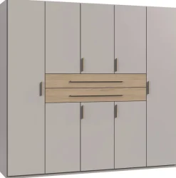 Kleiderschrank Digit Kaschmir B/H/T: ca. 225x208x65 cm