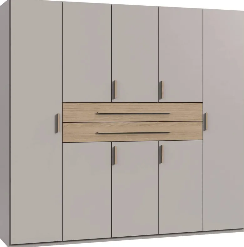 Kleiderschrank Digit Kaschmir B/H/T: ca. 225x208x65 cm