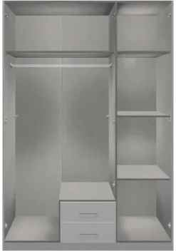 Kleiderschrank Duisburg Graphit B/H/T: ca. 135x199x58 cm