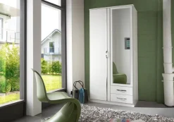 Kleiderschrank Duo Alpinweiß B/H/T: ca. 90x198x58 cm