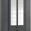 Kleiderschrank Duo2 Digi-Steel Optik Graphit B/H/T: ca. 179x199x58 cm