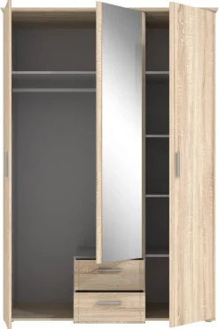 Kleiderschrank Eiche Sonoma Nachbildung B/H/T: ca. 139,2x200,8x59,6 cm