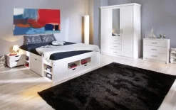 Kleiderschrank Geraldo weiß B/H/T: ca. 140x190x55 cm