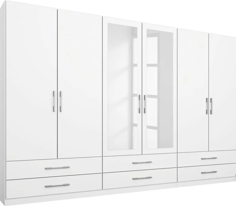 Kleiderschrank Hersbruck Alpinweiß B/H/T: ca. 271x210x54 cm