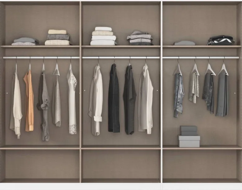 Kleiderschrank Hersbruck Alpinweiß B/H/T: ca. 271x210x54 cm