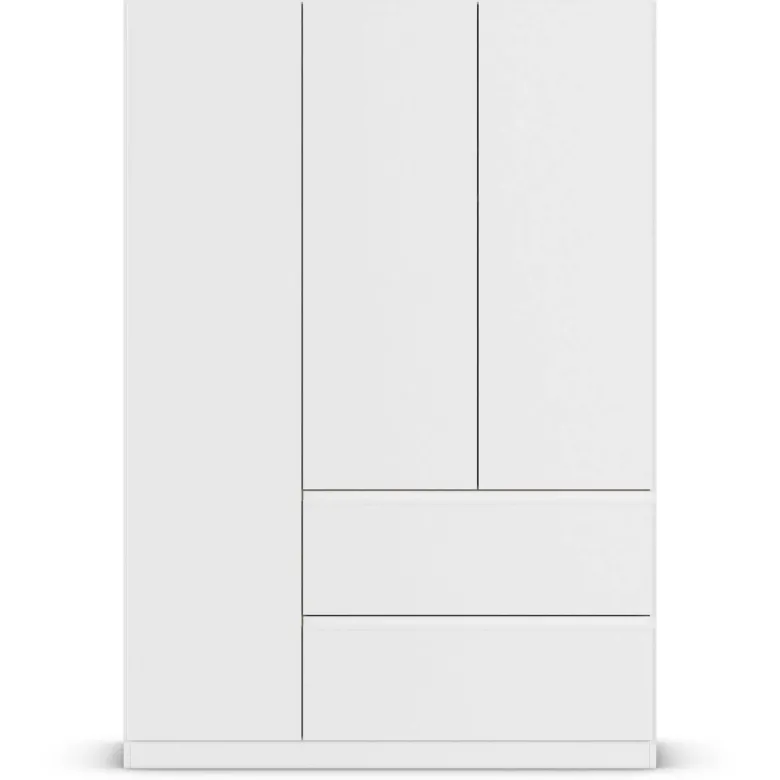 Kleiderschrank Joel Alpinweiß B/H/T: ca. 136x197x54 cm
