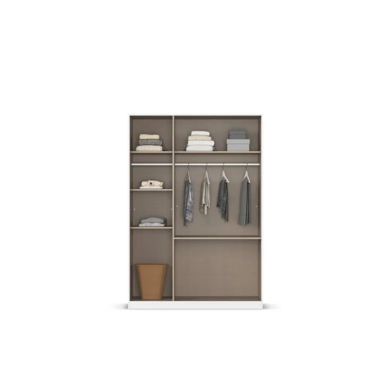 Kleiderschrank Joel Alpinweiß B/H/T: ca. 136x197x54 cm