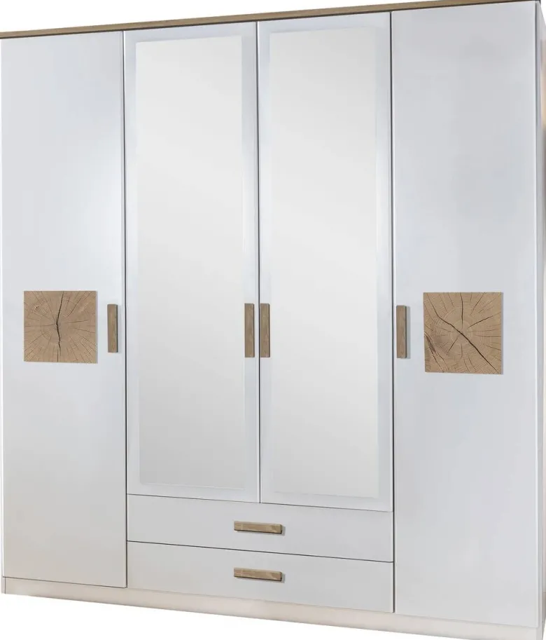 Kleiderschrank Kärnten Alpinweiß B/H/T: ca. 179x199x58 cm