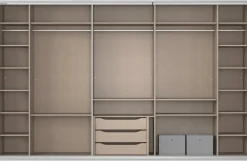 Kleiderschrank Kulmbach grau B/H/T: ca. 360x229x62 cm