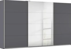 Kleiderschrank Kulmbach grau B/H/T: ca. 360x210x62 cm