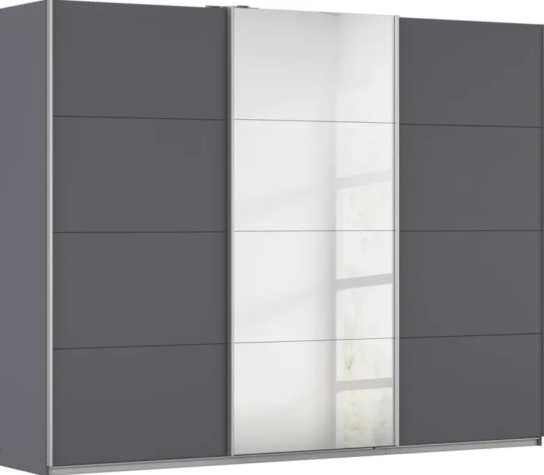 Kleiderschrank Kulmbach grau B/H/T: ca. 271x210x62 cm