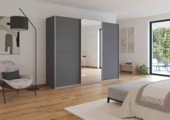 Kleiderschrank Kulmbach grau B/H/T: ca. 271x210x62 cm