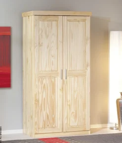 Kleiderschrank Leon natur B/H/T: ca. 95x190x55 cm