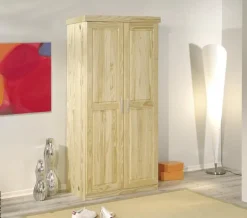 Kleiderschrank Leon natur B/H/T: ca. 95x190x55 cm