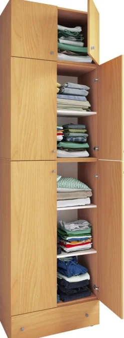 Kleiderschrank Lona buche