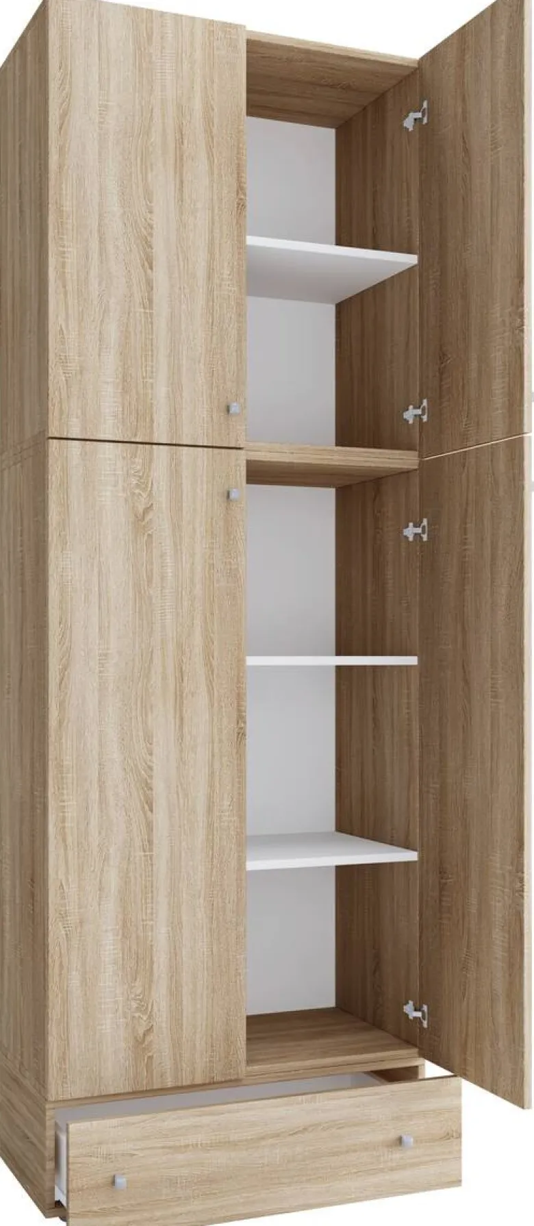 Kleiderschrank Lona Eiche