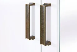 Kleiderschrank Maluno weiß B/H/L: ca. 64x208x166,4 cm