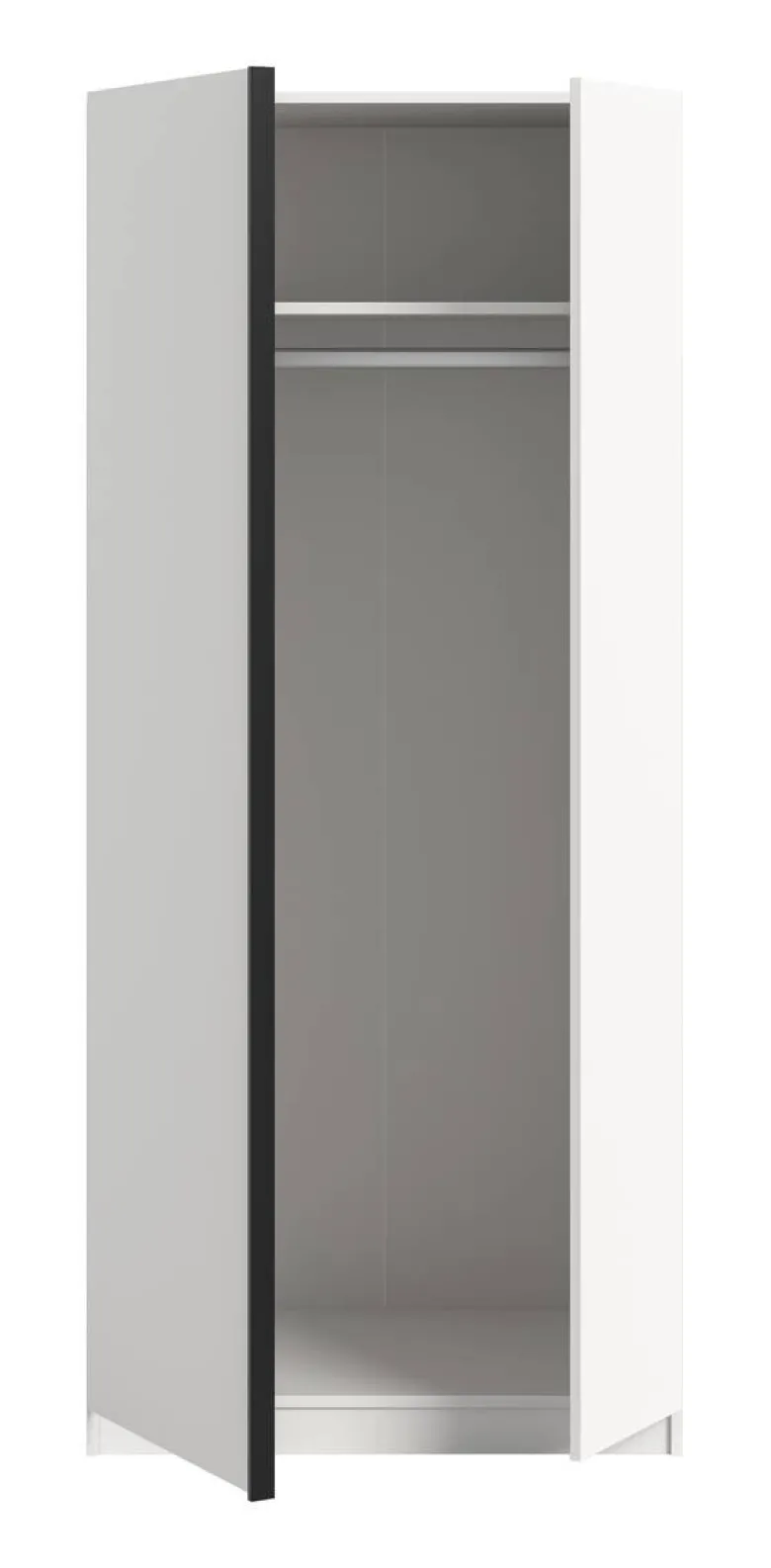 Kleiderschrank OAKLAND weiß B/H/T: ca. 80x183x53 cm