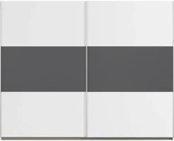 Kleiderschrank Oslo Alpinweiß grau B/H/T: ca. 261x210x59 cm