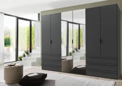 Kleiderschrank Oxford Graphit B/H/T: ca. 300x216x58 cm