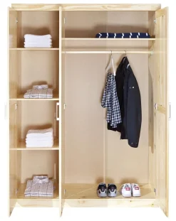 Kleiderschrank Pelle natur B/H/T: ca. 140x190x55 cm