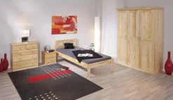Kleiderschrank Pelle natur B/H/T: ca. 140x190x55 cm
