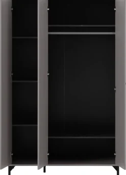 Kleiderschrank Smash anthrazit B/H/T: ca. 118x191,2x60 cm
