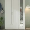 Kleiderschrank weiß B/H/T: ca. 117x191x50 cm